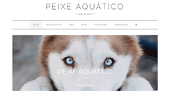 Desktop Screenshot of peixeaquatico.net